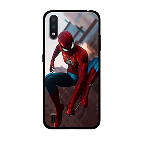 Ốp Lưng in cho Samsung Galaxy A01 Mẫu Người Nhện Sấm Sét - Hàng Chính Hãng