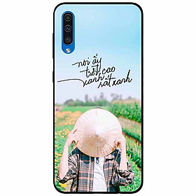 Ốp lưng in cho Samsung A70 Mẫu Lấy Nón