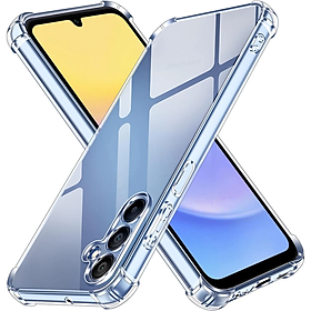 Ốp lưng cho Samsung Galaxy A05, A05s, A70, M51, M33 5G, M31, A04s, A15, A25 5G, A35, A55 dẻo trong chống sốc 4 góc cao cấp - Hàng chính hãng