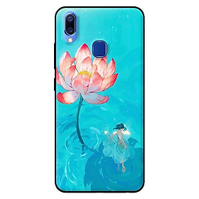 Ốp in cho Vivo Y95 Thiếu Nữ Và Sen - Hàng chính hãng