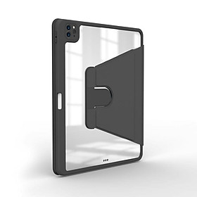 Bao da Wiwu Waltz Rotative Case Dành cho Ipad Thiết kế Xoay 360 Độ, Có Khe Gắn Bút, Thiết Kế Lưng Nhựa Cứng Cáp - Hàng Chính Hãng 