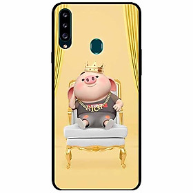 Ốp lưng dành cho Samsung A20s mẫu Heo Vua