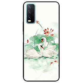 Ốp lưng dành cho Vivo Y20 - Y20s - Y12s mẫu Đôi Thiên Nga
