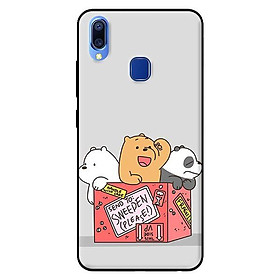 Ốp in cho Vivo Y95 3 Chú Gấu 2 - Hàng chính hãng
