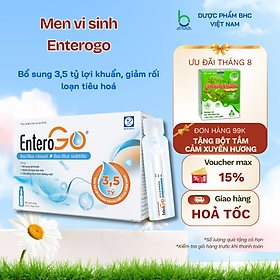 Men Vi Sinh ENTEROGO Bổ Sung 3,5 Tỷ Lợi Khuẩn, Hỗ Trợ Cân Bằng Hệ Vi Sinh Đường Ruột - 20 hộp