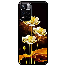 Ốp lưng dành cho Xiaomi Redmi Note 11 Pro 5G ( Bản Nội Địa ) mẫu Sen Trắng Vàng