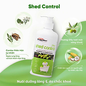 Sữa tắm cho chó DoggyMan dưỡng lông, cấp ẩm & lưu hương dài lâu 500ml