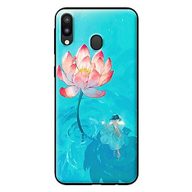 Ốp in cho Samsung Galaxy A30 Thiếu Nữ Và Sen - Hàng chính hãng
