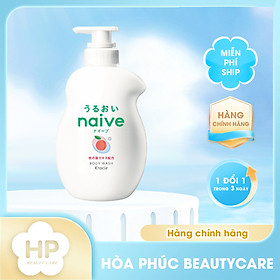 Sữa Tắm Chiết Xuất Từ Lá Đào Kracie Naive Body Wash ( Peach Leaf) - Chai 530ML