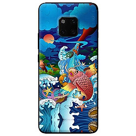 Ốp in cho Huawei Mate 20 Pro Mưa Cá Chép - Hàng chính hãng