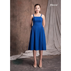 Đầm Rubi Xanh 2 Dây Bính Dáng Xòe Maxivic M01227032