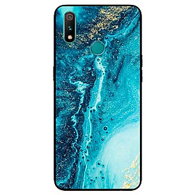 Ốp Lưng in cho Realme 3 Pro Mẫu NỀN ĐÁ HOA 12 - Hàng Chính Hãng