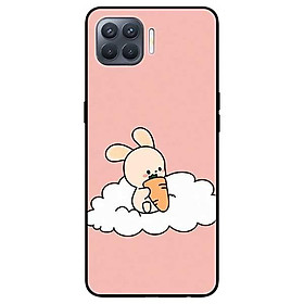 Ốp lưng dành cho Oppo A53 - A93 / F17 Pro - A31 - A8 2019 mẫu Thỏ Ăn Cà Rốt Hồng