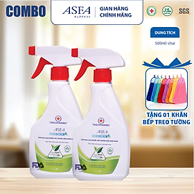 [Combo 2 Chai] Nước Xịt kháng khuẩn, Khử Mùi Dành Cho Gia Đình Asfa Home Fresh 500ml
