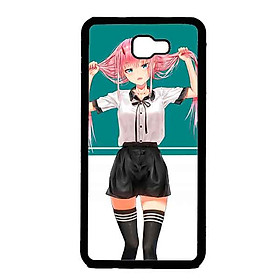 Ốp Lưng in cho Samsung J7 Prime Mẫu Cô Gái Animẹ - Hàng Chính Hãng