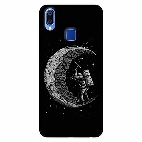 Ốp lưng in cho Vivo Y91 Đào Trăng
