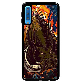 Ốp in cho Samsung Galaxy A7 2018 Lợn Rừng - Hàng chính hãng