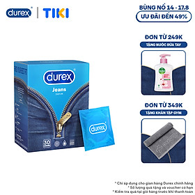 Bao cao su Durex Jeans Hộp 30 bao
