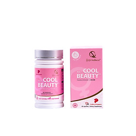 Viên Uống Bổ Sung Cho Nữ Giới Cool Beauty QN Wellness Chiết Xuất Cây Dong Riềng, Giúp Làn Da Khỏe Mạnh, Hỗ Trợ Giấc Ngủ Ngon, Duy Trì Sức Khỏe Xương Khớp, Cải Thiện Trao Đổi Chất - Hộp 60 Viên