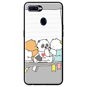 Ốp in cho Oppo A7 3 Chú Gấu 3 - Hàng chính hãng
