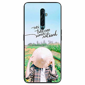 Ốp lưng in cho Oppo Reno 2F Mẫu Lấy Nón