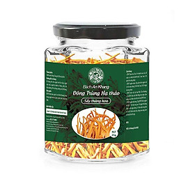 Đông trùng hạ thảo hữu cơ Bách An Khang sấy thăng hoa cao cấp 25g nuôi cấy Đà Lạt tốt cho sức khỏe