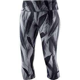 Quần Bó Thể Thao Nữ AGILE MID TIGHT W BLACK - LC1033300
