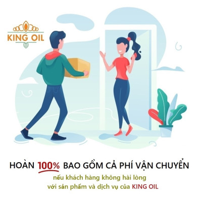 Tinh dầu Gừng 100ml nguyên chất từ thiên nhiên, Thơm Phòng, Khử Mùi, Kháng Khuẩn, Đuổi Muỗi - KingOil 