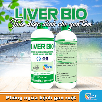 Chế phẩm thảo dược Liver Bio – Hỗ trợ chức năng gan và tiêu hóa cho tôm cá