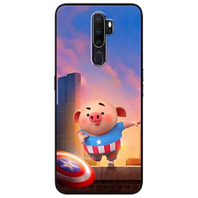 Ốp lưng in cho Oppo A9 2020 Mẫu Heo CAP