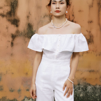 Đồ Bay Jumpsuit Nguyệt DRE132 thời trang thiết kế Hity