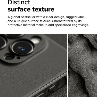 Ốp lưng dành cho iPhone 16 Pro Max/16 Pro/16 Plus/16 RINGKE Onyx - Hàng Chính Hãng