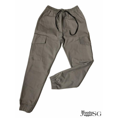 (Size đến 110kg) Quần jogger túi hộp nam nữ, chất kaki dày dặn, co giãn.