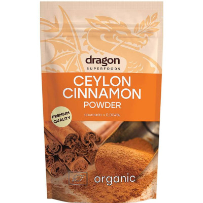 Bột quế Ceylon hữu cơ 150gr - Dragon  Superfoods