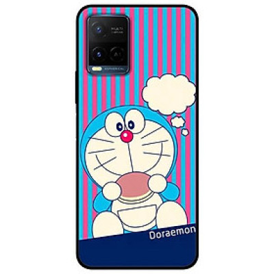 Ốp lưng dành cho Vivo Y21 - Vivo Y21s mẫu Doremon Ăn Bánh