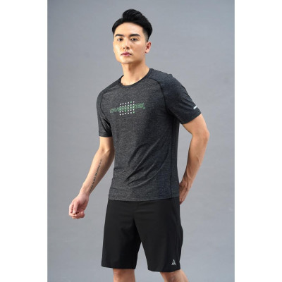 Áo Thun Thể Thao Nam AM SPORT1 TSM231 Cổ Tròn Thoáng Khí, Không Bai Xù, Nhanh Khô, Co Giãn Tốt