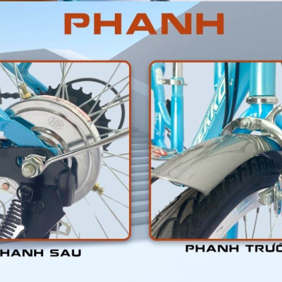 Xe đạp cho mẹ và bé Tekko C250 bánh 24 inch, có 7 tốc độ đạp cực nhẹ