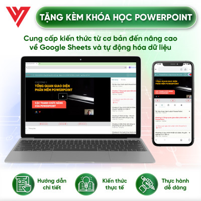 Combo 6 Sách Excel - Word - Powerpoint - Google Sheet - 150 TT - 90 Hàm Excel ĐÀO TẠO TIN HỌC Tặng Kèm Video Khóa Học