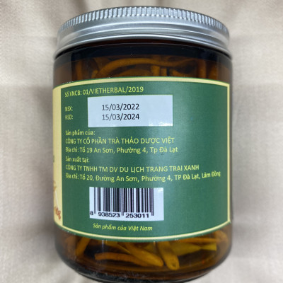 Đông trùng hạ thảo sấy thăng hoa hũ 10g tăng cường sức khỏe sức đề kháng