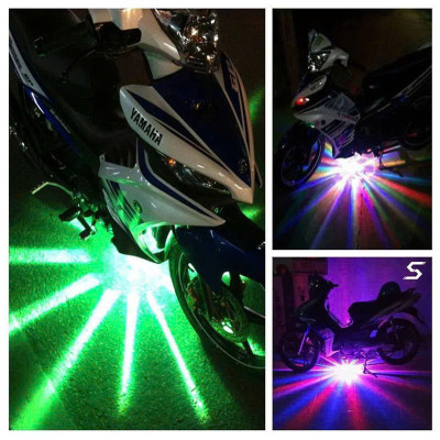 Áo Thun Nam Bộ Đèn Gầm 48 Tia Trang Trí Xe Máy, Ô Tô 12V-80V Cực Đẹp – Tự Động Đảo Màu, Mẫu Mới Cao Cấp