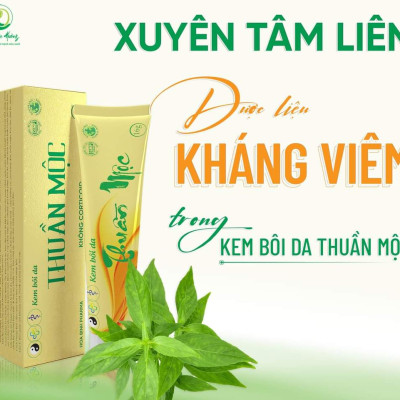 Combo kem bôi da thuần mộc ngừa rôm sảy chàm sữa nấm da đầu Thanh Mộc Hương 16g