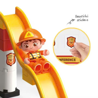 FEELO - 42002 - Lắp Ráp Trạm Cứu Hỏa Cao Tầng (173 Chi Tiết)