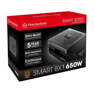 Bộ Nguồn Máy Tính Thermaltake Smart BX1 650W Bronze PS-SPD-0650NNSABE-1 - Hàng Chính Hãng