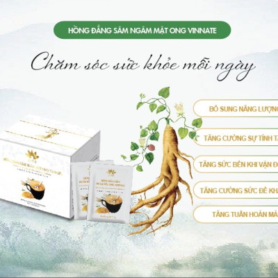 Hồng Đẳng Sâm Ngâm Mật Ong Vinnate