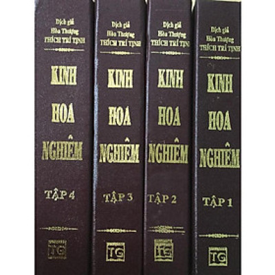 Sách - Kinh Đại Phương Quảng Phật Hoa Nghiêm - Bộ 4 Quyển - Chính Thông Book