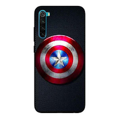 Ốp Lưng in cho Xiaomi Redmi Note 8 Mẫu Khiên Đội Trưởng 2 - Hàng Chính Hãng