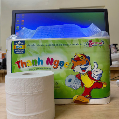 COMBO 2 bịch GVS 6 cuộn Thanh Ngọc 4 lớp cao cấp mềm mịn,dày hơn và tiết kiệm,sử dụng cho mọi gia đình