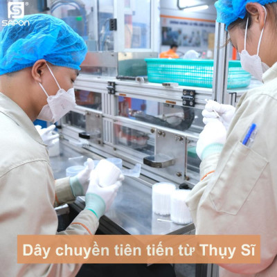 [Lố 6 gói ] Tăm bông vệ sinh người lớn YUMY thân nhựa [TB01-025] túi 200 que