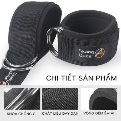 Đai quấn cổ chân hỗ trợ tập chân, mông, đùi với cáp, dây kháng lực Sportslink SKDK-HJ026 (Cặp)