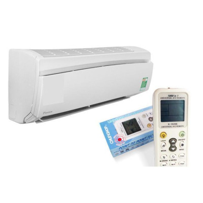 Remote điều khiển máy lạnh đa năng 1000 tần số dùng cho các dòng máy vn, thái lan, nội địa nhật (Hàng Chính Hãng)